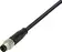 M8 cable assy. st/- m/- 3m