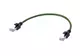 RJ45 CAT5 8P MA DE GN CABLE ASSY, 500MM