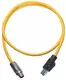 RJ45 - M12 x-code Cable Assy 1,0m PVC