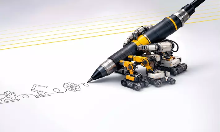 robots draw with a pen