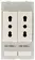 Plug socket module double Italy (CEI)