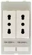 Plug socket module double Italy (CEI)