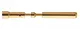 M23 P female-c 1mm (0,75–1,5mm²) Au