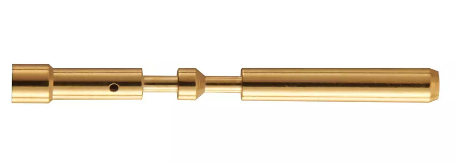 M23 P female-c 1mm (0,75–1,5mm²) Au