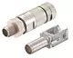 preLink M12 plug D-coded 4-pole Cat.5