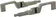 DIN-Signal locking lever left