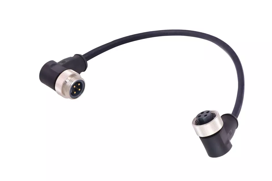 7/8 Cable Assembly 4-pole an/an f/m 0,3m
