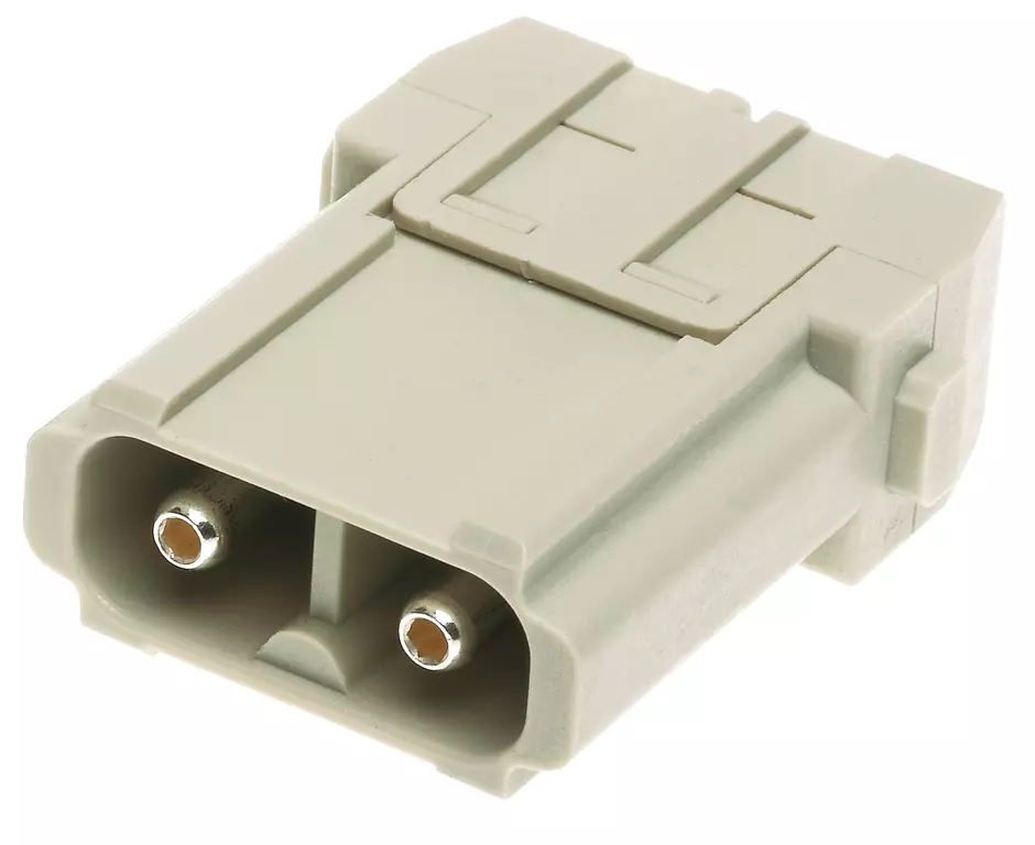 Han 40A axial module, male 2,5-8mm²
