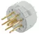 M23 09 Male -solder (termination)