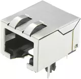 RJI RJ45 jack Cat.5 THT angled, EMC