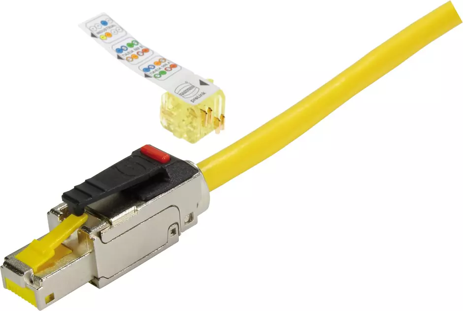 preLink RJ45 plug, IP20 Cat.6A