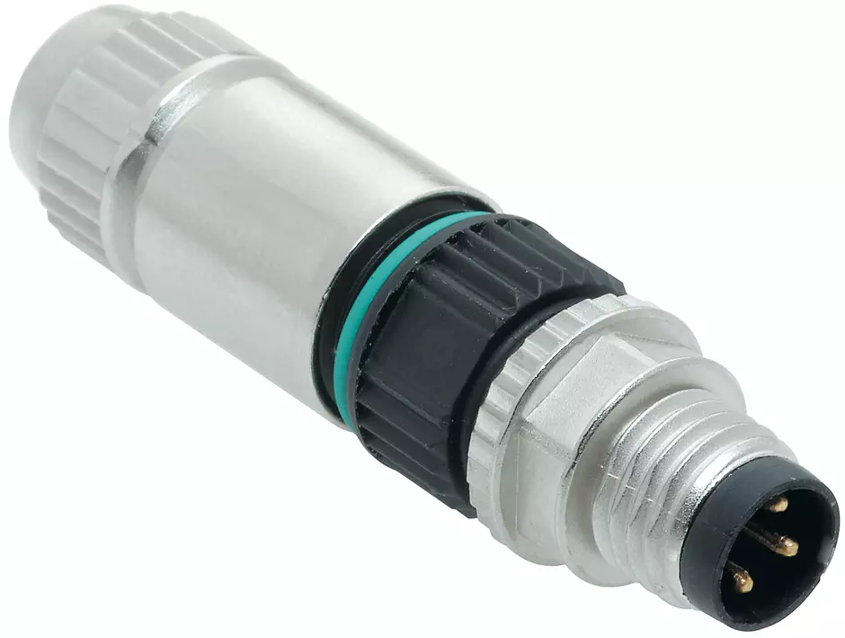 Circular Connector with Harax M 8 / 4-po