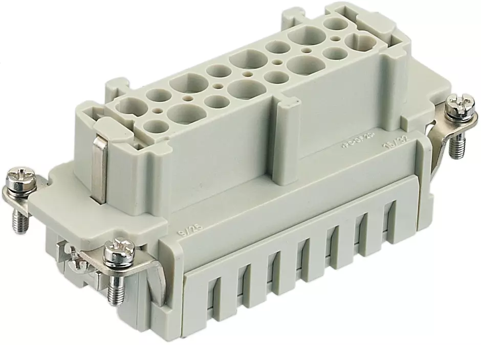 Han HvES 6 Pos. F Insert Cage Clamp Term