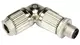 M12 angled male 4pole D-coded crimp
