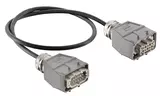 Han 10 E UL2237 top entry 2-Lever 1,0m