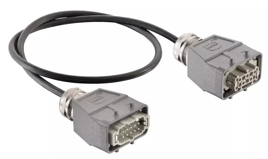 Han 10 E UL2237 top entry 2-Lever 1,0m