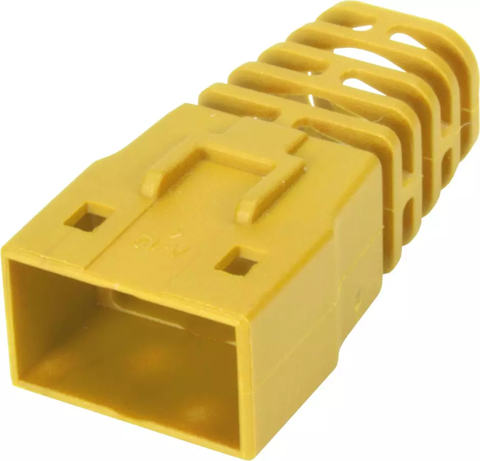 RJI RJ45 Compact boot yellow 6,5mm (100)