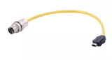 ix Type A - M12X PFT f Cat. 6A PUR 0,2m