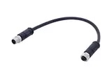 M12 S-cod 3+PE st/st f/m PUR 1.0m