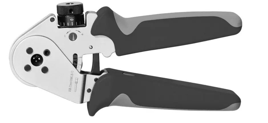 M17 crimping tool for single contacts
