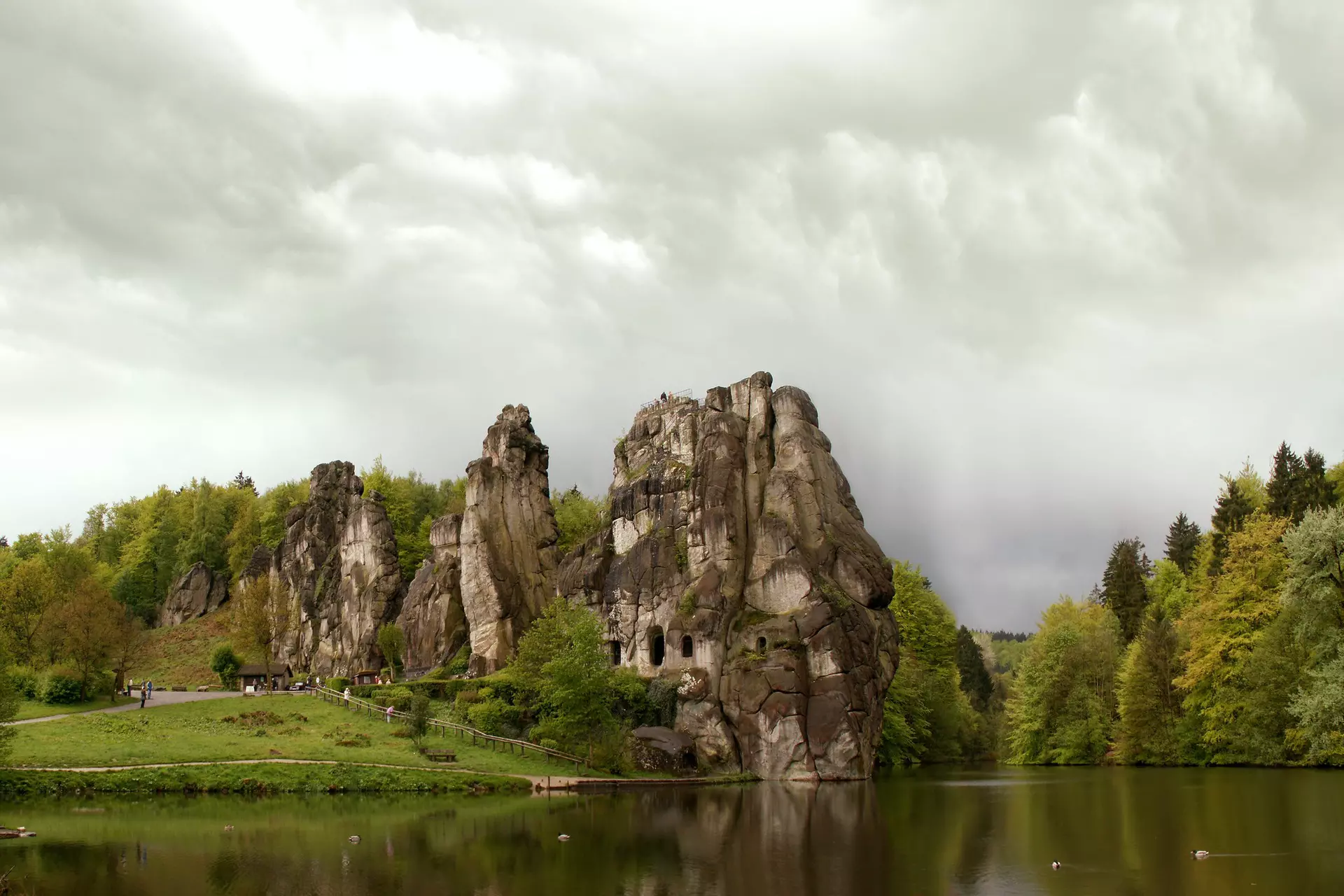 Die fünf Extersteine im Teutoburger Wald