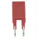 Jumper Across 2x1 red 16A