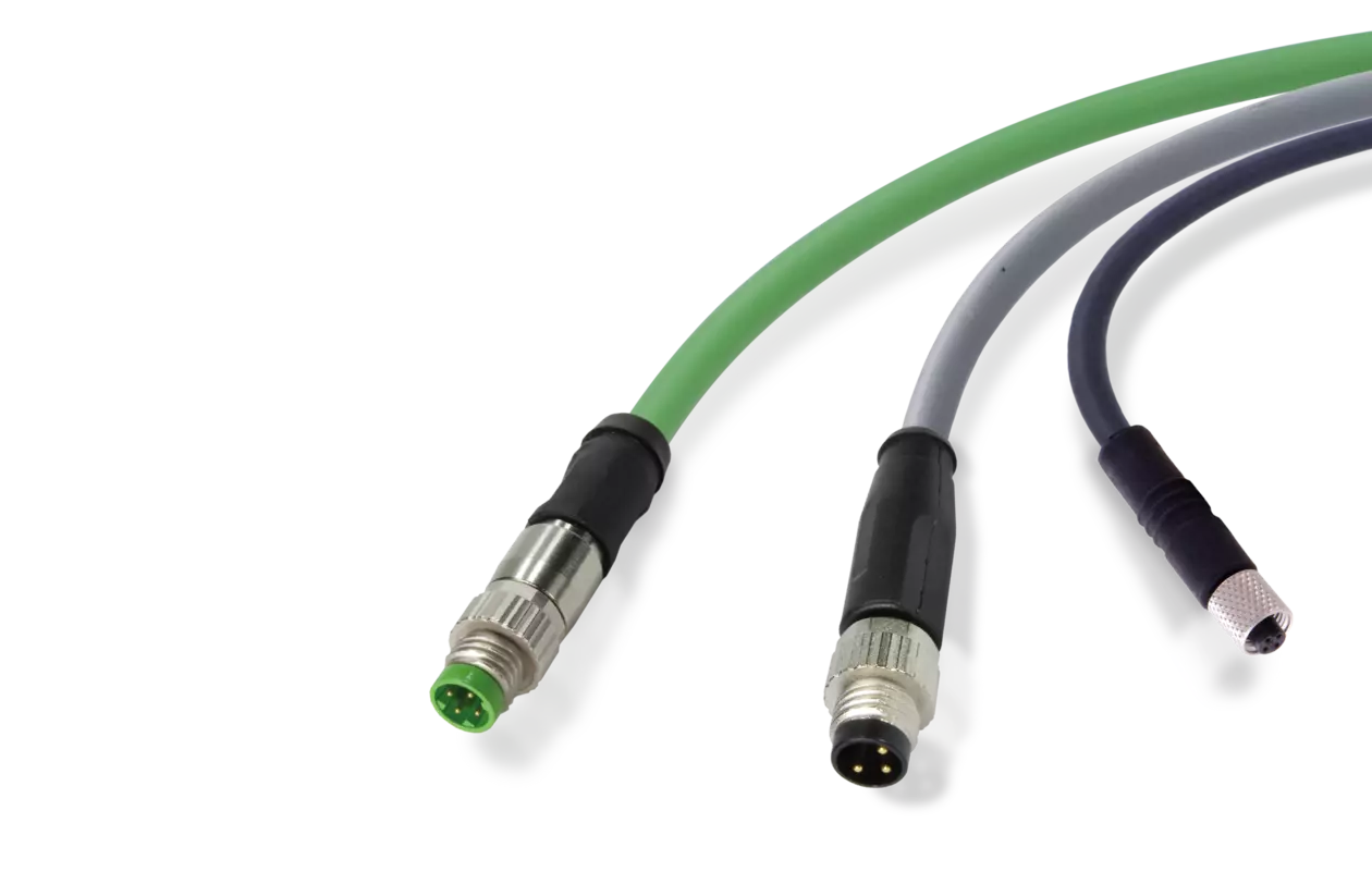 M5 / M8 cable assemblies - data, signals