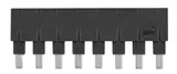 Jumper Along 1x8 black 16A