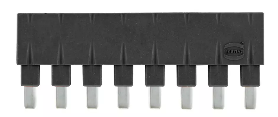 Jumper Along 1x8 black 16A