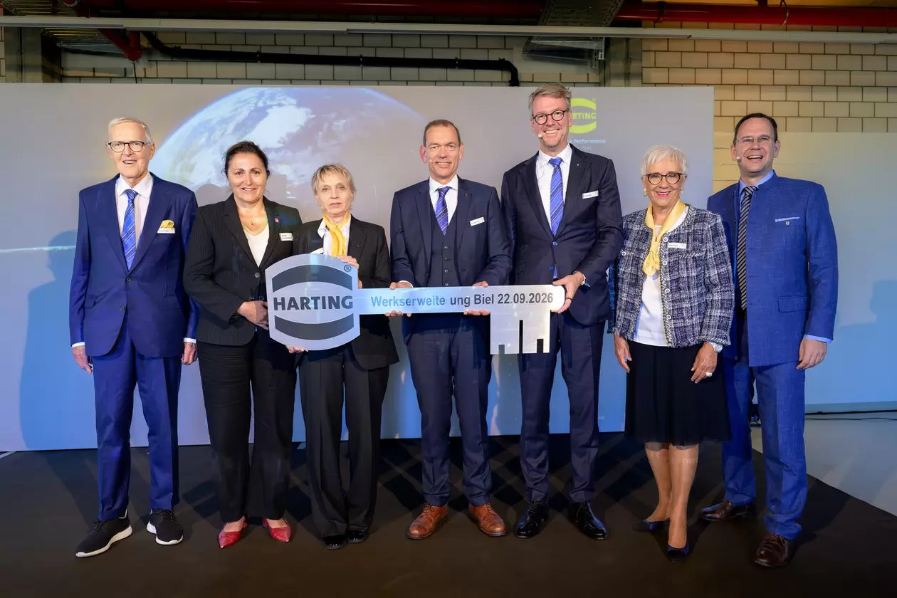 HARTING erweitert Standort Biel