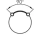har-key latching 90°