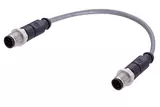 M12 A-cod 4-pol st /st m /m PVC 1.35m