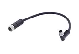 M12 T-cod 4-pole st/an f/m PUR 1.0m