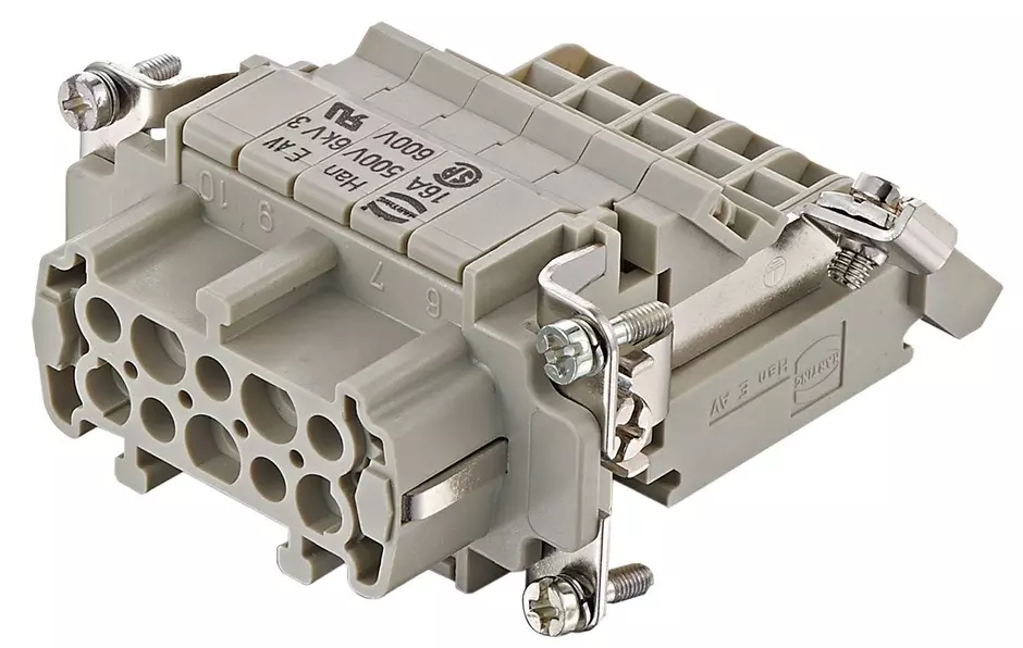 Han E AV 10 Pos. F Insert Term. Block ri