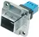 Set PP Metal receptacle SM GOF adapter