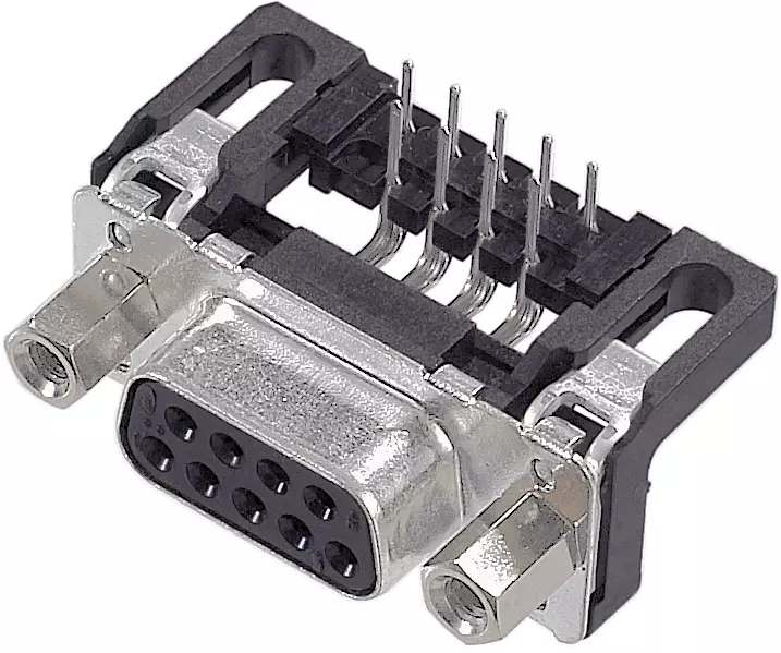 DSUB SV FE SSDP ANG73-254 37P AU3 HOLE
