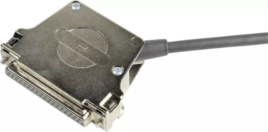 D-Sub 37-poles metal hood side entry