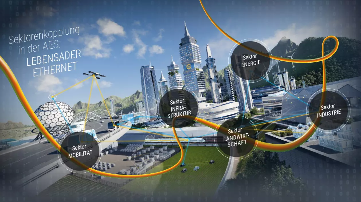 Sector coupling in the AES
