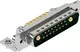 D-Sub M 17W2 ANG MA 20A UNC NM30 BL