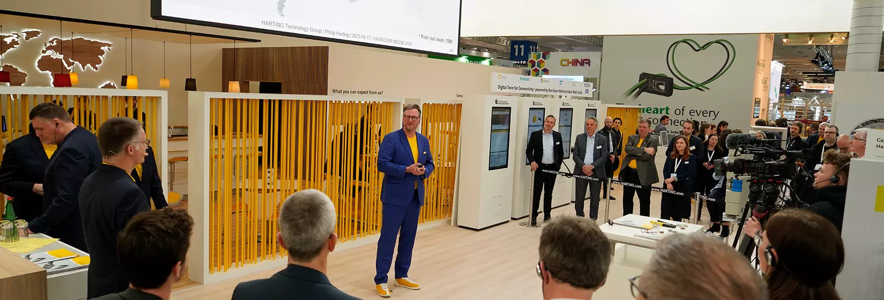 Philip Harting na veletrhu HANNOVER MESSE 2023