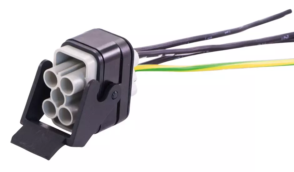 Han Q4/2 Bulkhead f 4xAWG10 0,18m sample