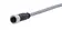 M12 A-cod 5-pol st /- f /- PVC 7.50m