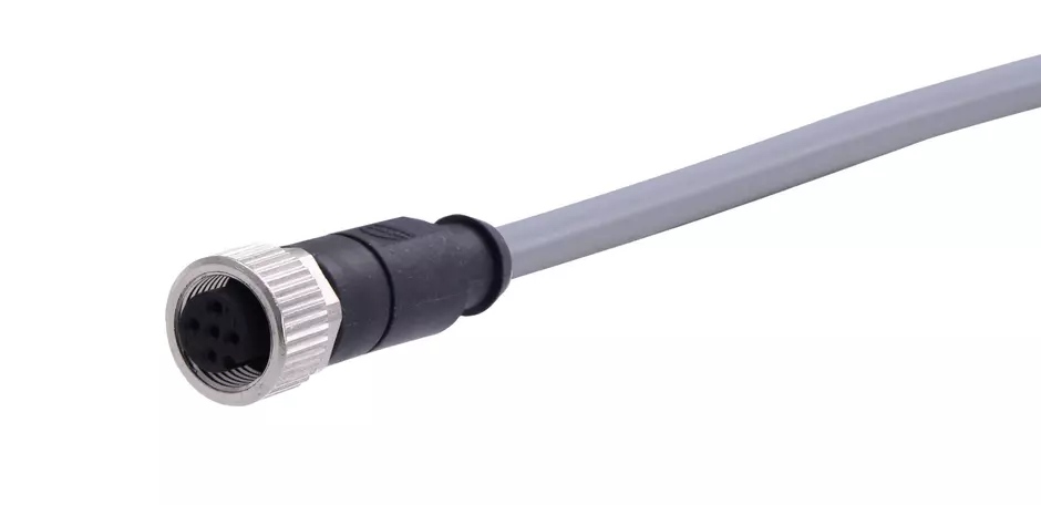 M12 A-cod 5-pol st /- f /- PVC 7.50m