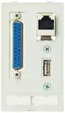 Data module (USB;RJ45;SUB-D25,f-m)