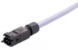 Han1A CA 5+PE +latch m/- PVC 1m