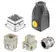 Han-Yellock 10 kit, 3+PE screw, straight