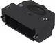 D-Sub 25P plast hood 1str-ent slo M3 s
