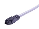 Han1A CA 3+PE+Shld +latch f/- PVC 1m
