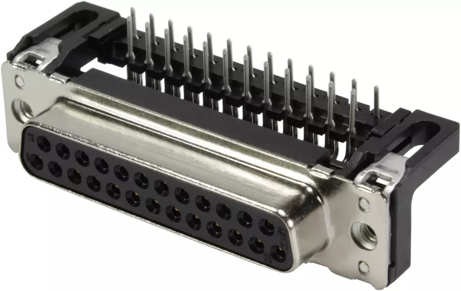 DSUB SV FE SSDP ANG73-284 25P PL2 NUT 4-