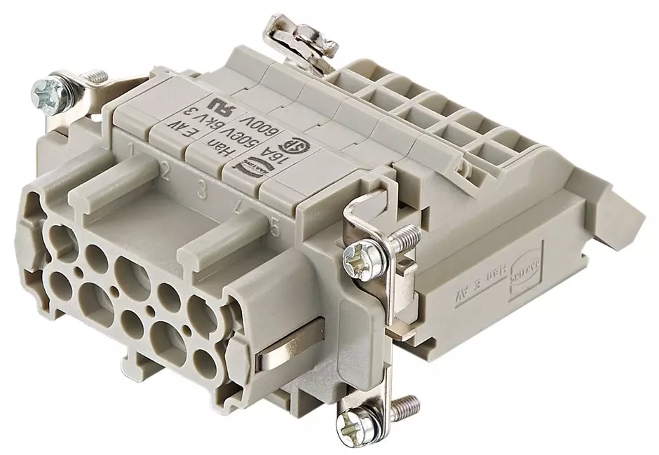 Han E AV 10Pos. F Insert Term. Block lef